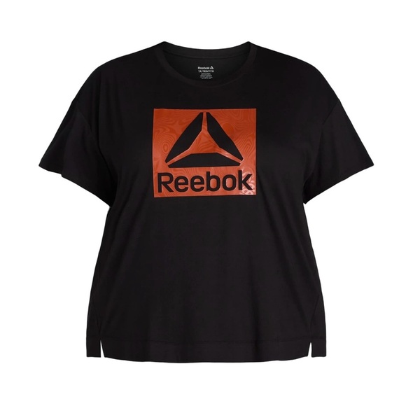 Reebok Women's Spirit Cropped Tee - Picture 1 of 8
